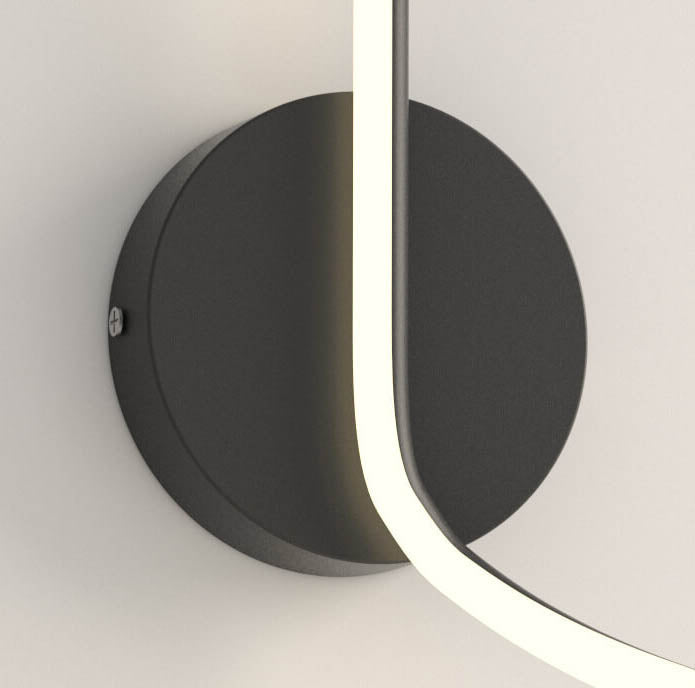 GlowWave - Strakke LED Wandlamp met Boogdesign