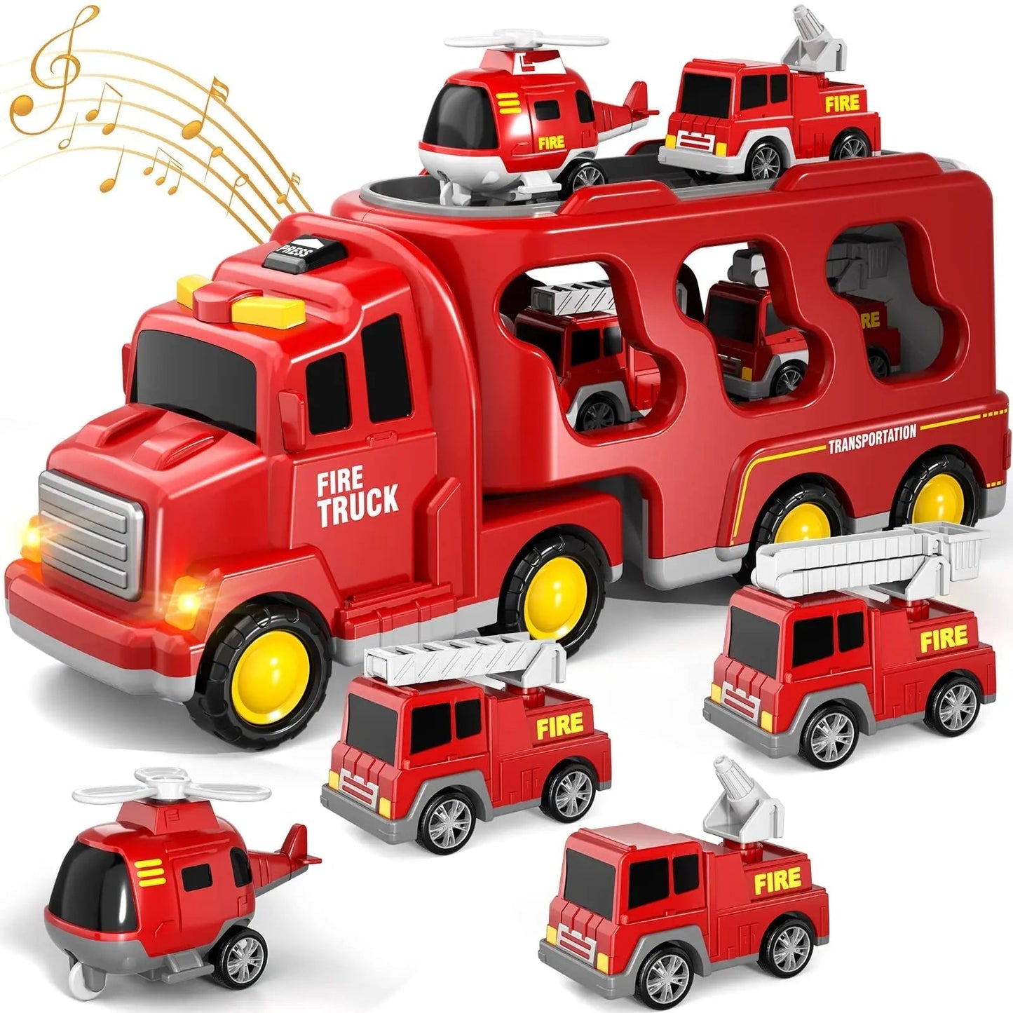 Magic Wheels Set - Vrachtwagen met Verlichting en Geluid