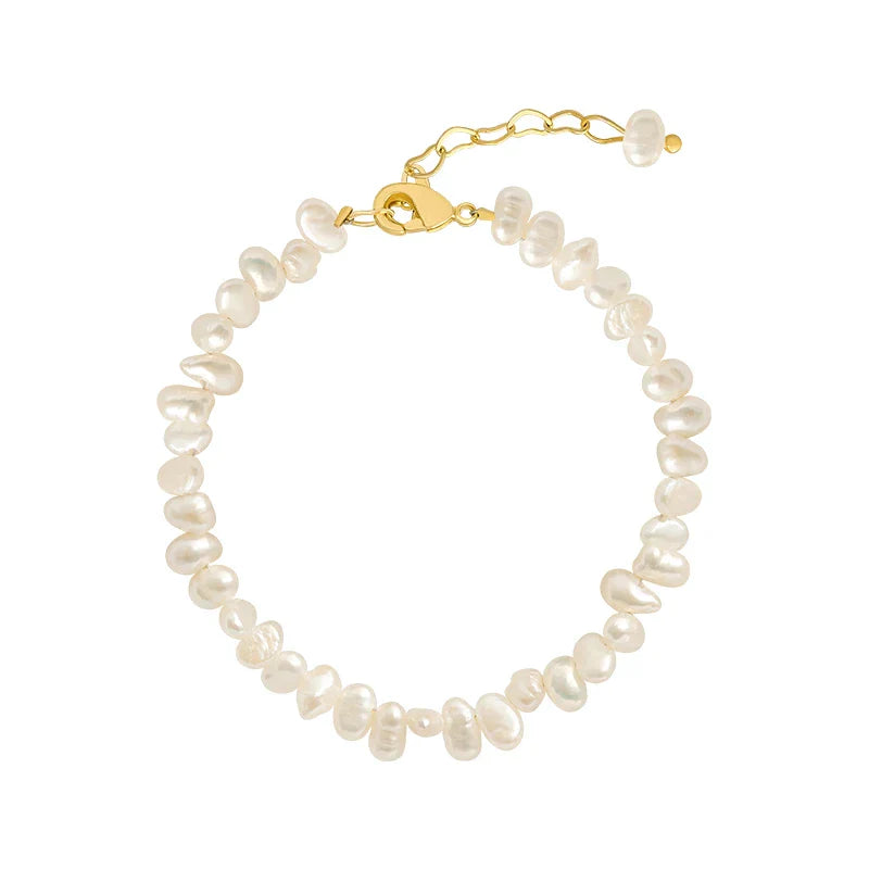 Elegante Zoetwaterparel Armband | Adembenemende Witte Parels!