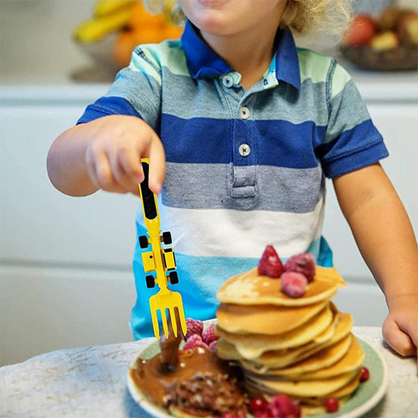 ConstructoFork - Stoere Kinderbestek Set voor Bouwen