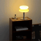 Elegante Macaron Glazen Tafellamp met USB - 3 Lichtkleuren