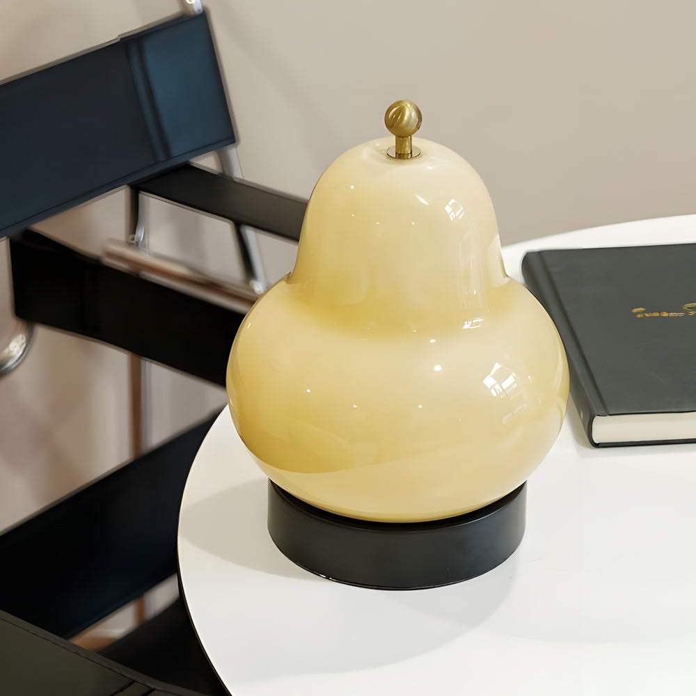 Elegante USB Peervormige Tafellamp met Dimbare LED