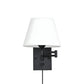 SwingLight – Verstelbare Wandlamp met Linnen Kap