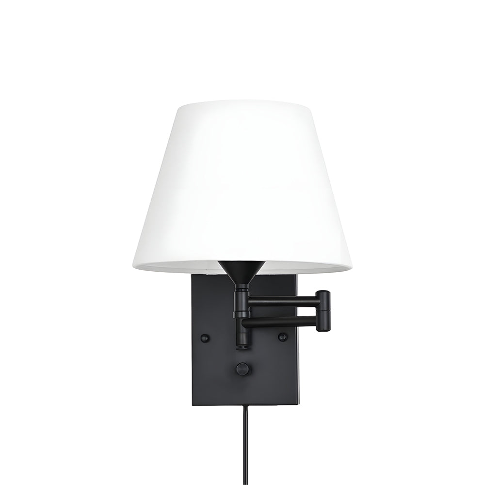 SwingLight – Verstelbare Wandlamp met Linnen Kap