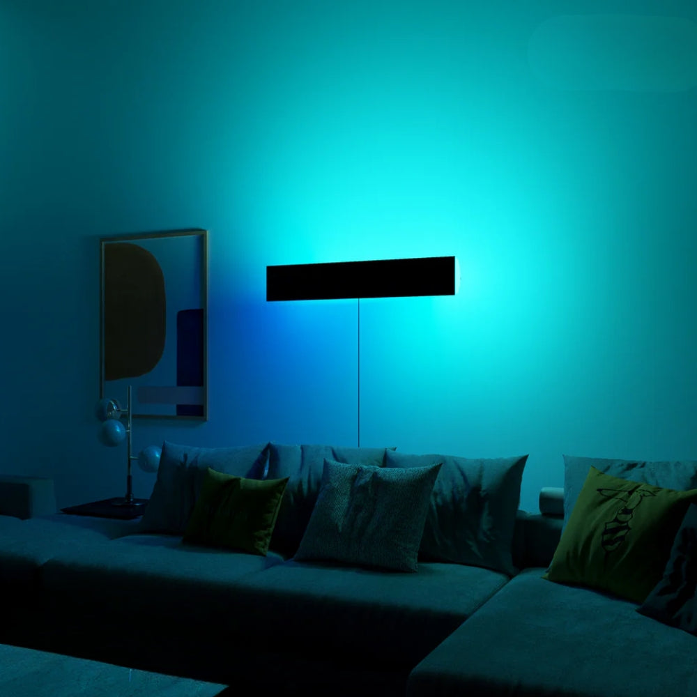 LED Wandlamp – Minimalistische Kleurenlamp met Afstandsbediening