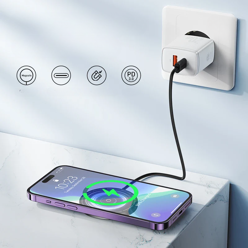 MagnetCharge – 15W Draadloze Oplader voor iPhone
