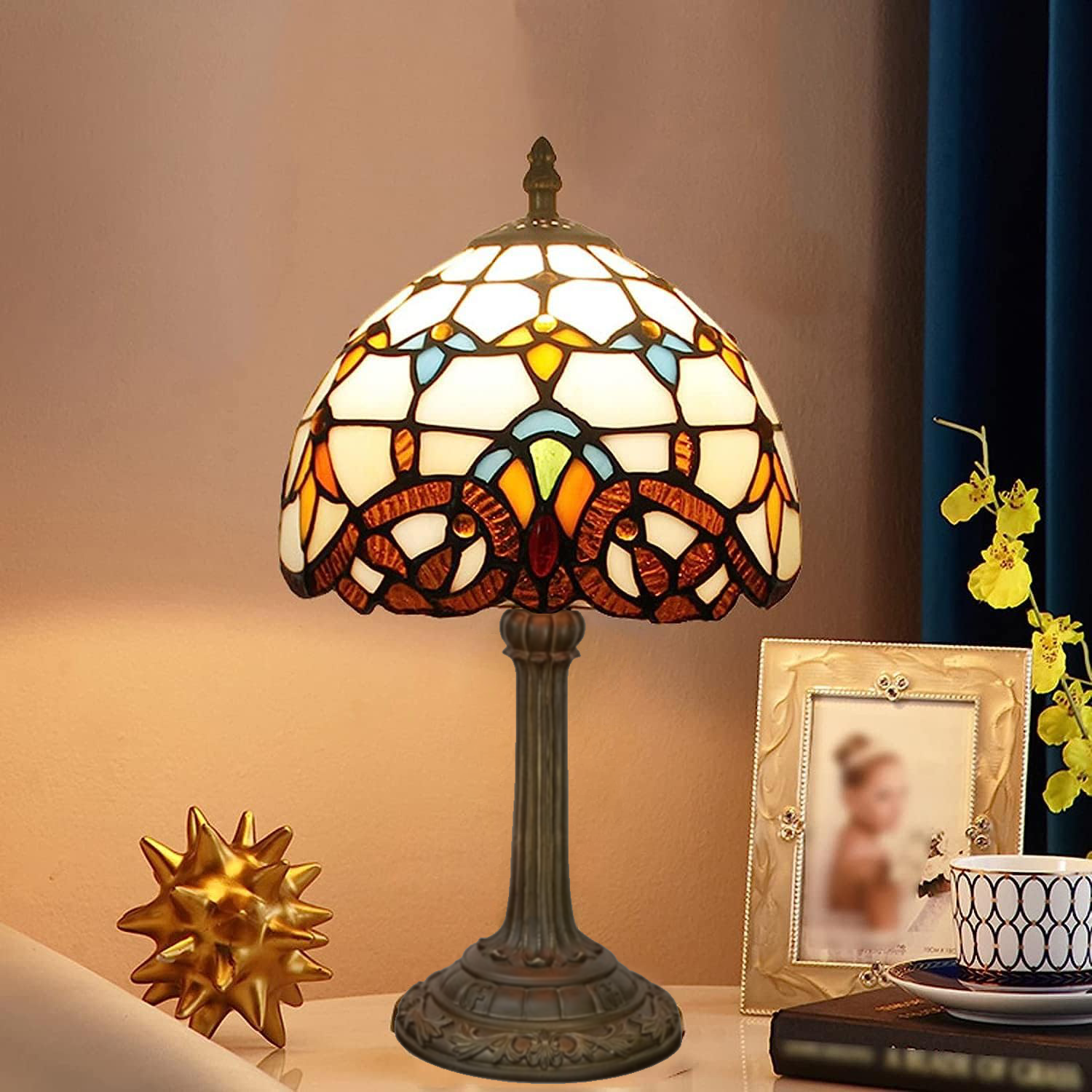 VerreMystique – Tijdloze Tiffany Lamp voor Sfeervol Licht