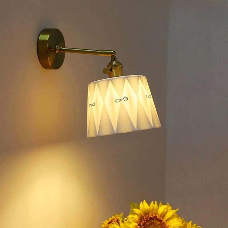 ZenGlow Light - Retro Japanse Wandlamp met Schakelaar