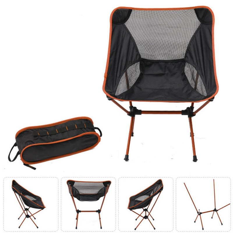 MoonFold Chair - Compacte Opvouwbare Stoel voor Buiten