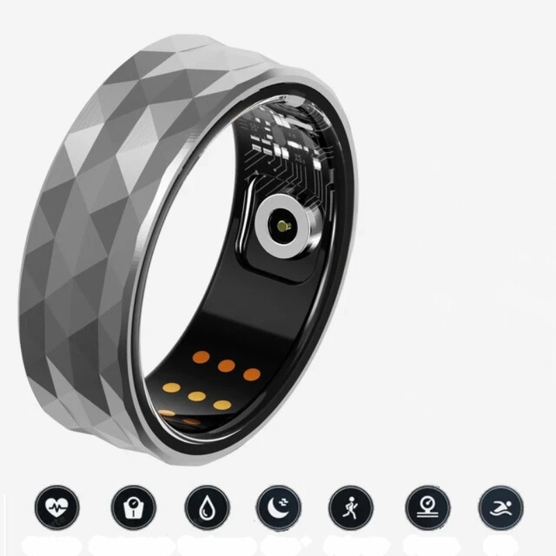 BaguaActive Ring - Geavanceerde Sport Monitor in Titanium