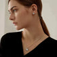 Charmante Liebdesknoop Ketting en Oorbellen Set | Het ideale cadeau!