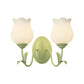 FloraGlow - 3D Glas Bloemenwandlamp voor Sfeerverlichting