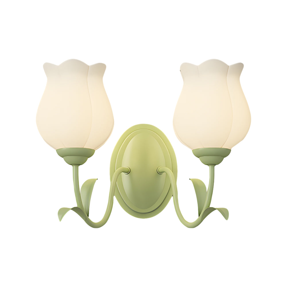 FloraGlow - 3D Glas Bloemenwandlamp voor Sfeerverlichting