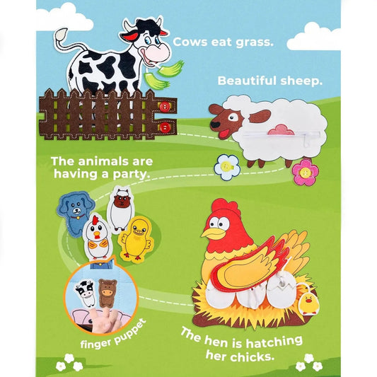 Creatief Leerboek met Boerderijdieren - Voor Peuters en Kleuters