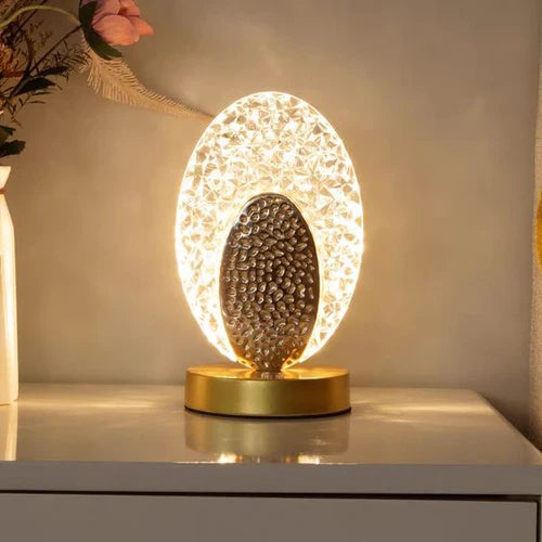 PeacockLuxe – Elegante Luxe Tafellamp voor Interieur