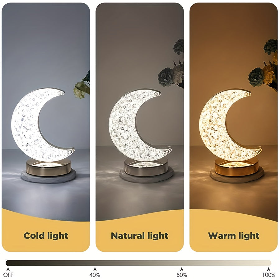 CrystalGlow Lamp - Dimbare Tafellamp met Touch