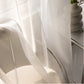 WeaveGlam Curtains - Elegante Transparante Woven Gordijnen voor Moderne Interieurs