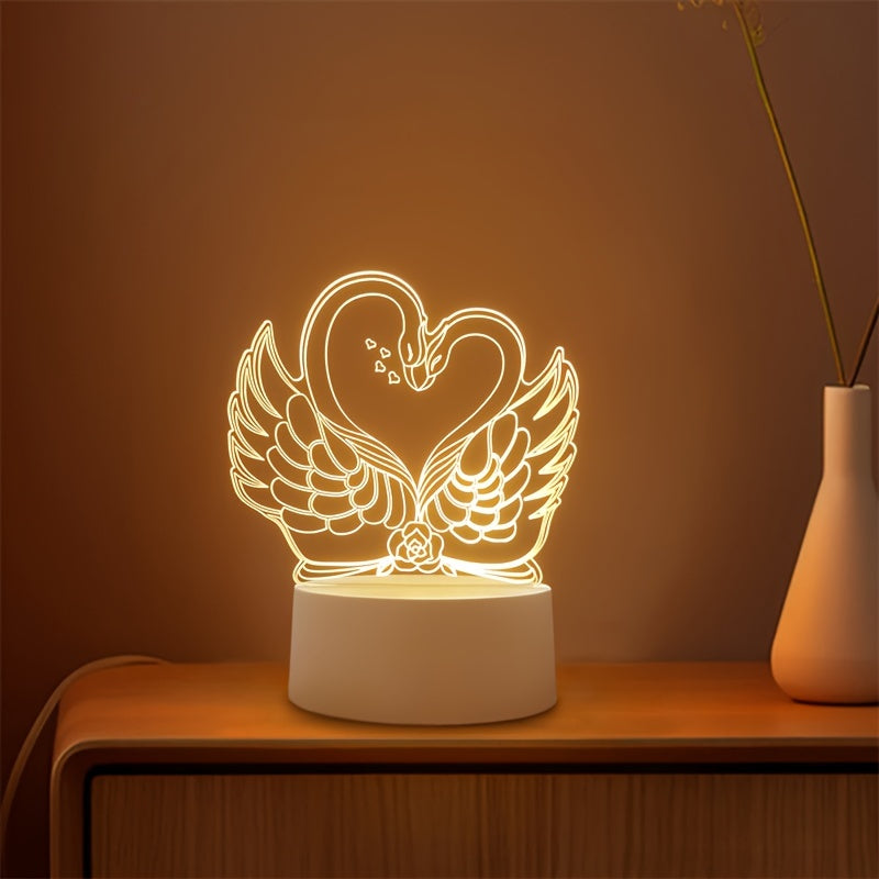 SwaneLume – USB 3D LED Tafelverlichting