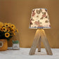 FloralGlow Lamp - Elegante LED Tafellamp met Hout