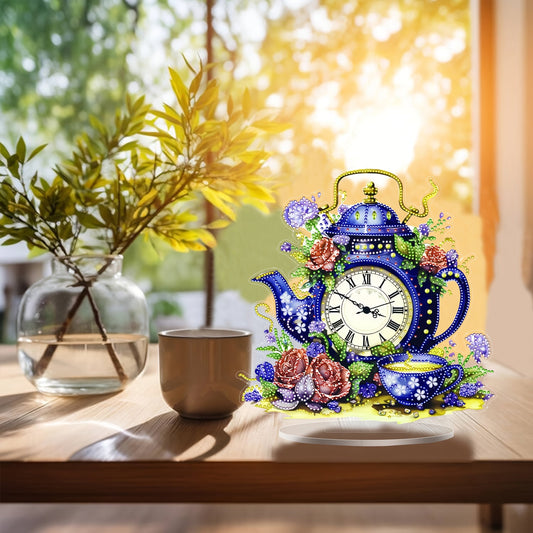 DecoClock - Stijlvolle Acryl Theepot Klok