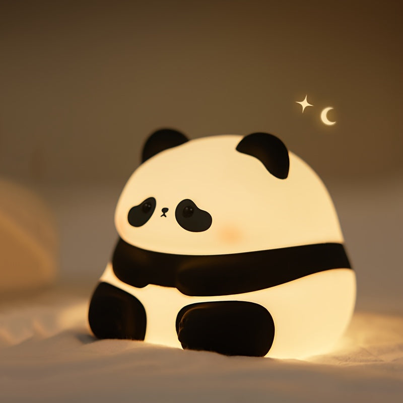 PandaGlow - Grote LED Panda Nachtlamp met Oplaadbare Batterij