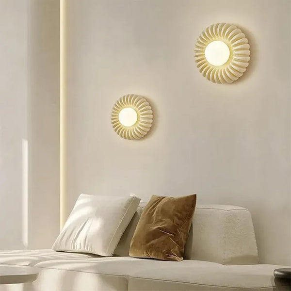 ArtisanGlow Wandlamp - Elegante Resin Wandlamp voor Slaapkamers