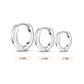 Triella Triple Ring Earring Set