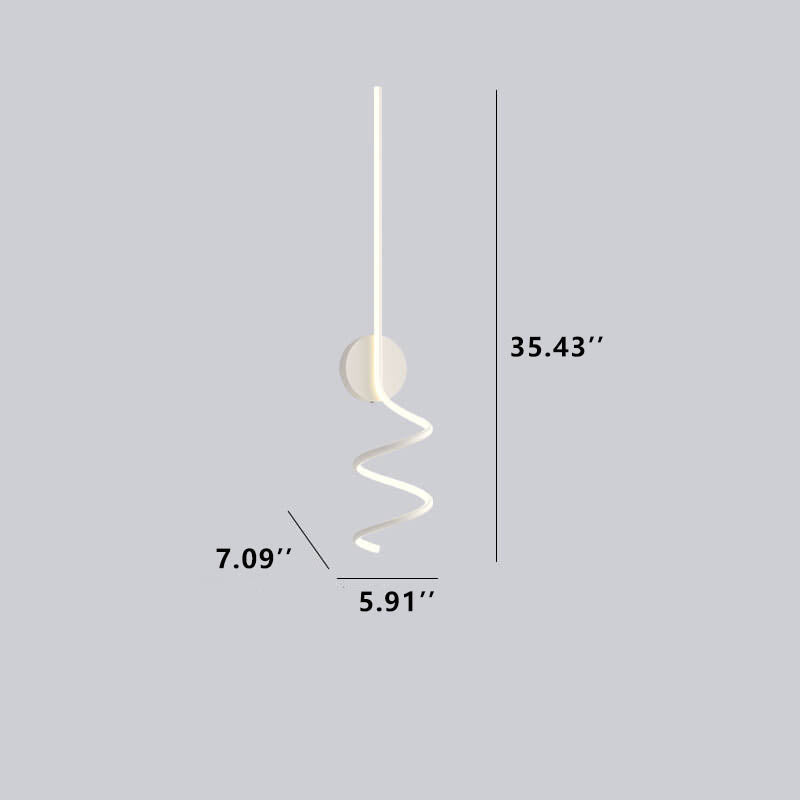 GlowWave - Strakke LED Wandlamp met Boogdesign