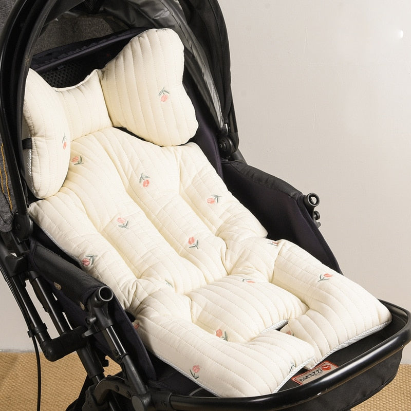 SnuggleRide - Comfortabel Kinderwagen Kussen met Stijlvolle Prints