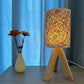 HoutLicht Tafellamp - Minimalistische Houten Lamp met USB