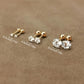 Lumen Sparkle - Tijdloze Titanium Zirkonia Oorknopjes