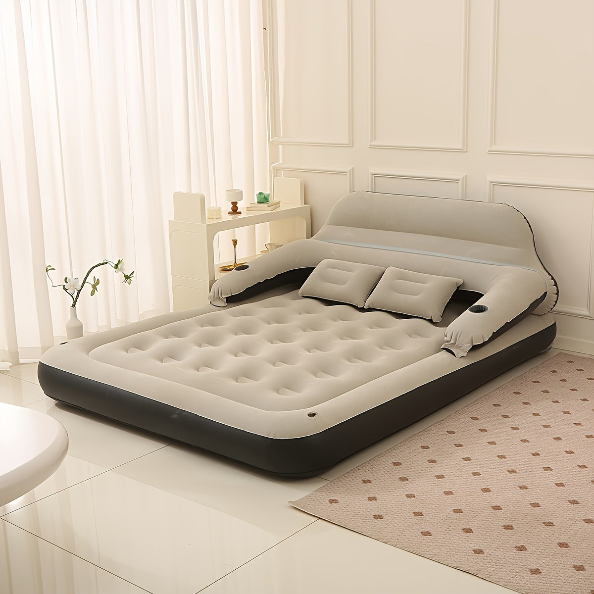 AirComfort Mattress - Opblaasbaar met Rugsteun voor Luxe