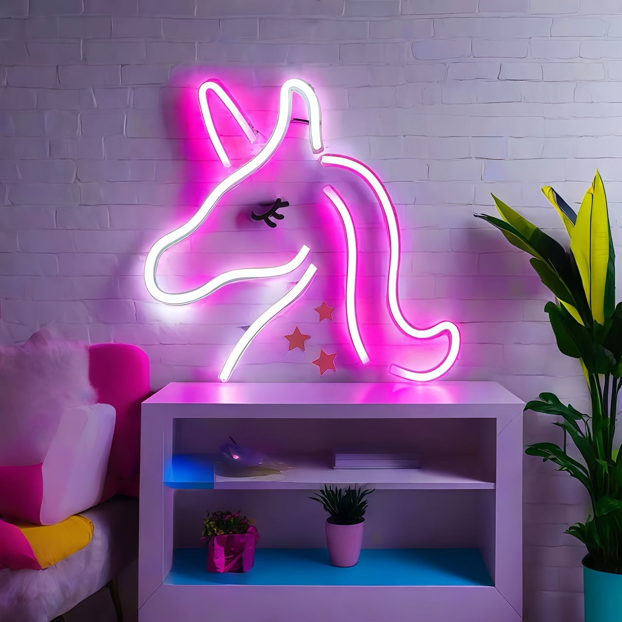 NeonMagic Light – Magische Roze LED Wandlamp