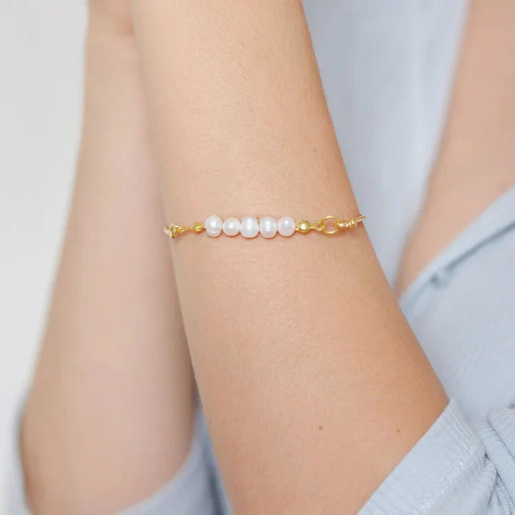 Elegante Armband met Fijne Parels - Selina