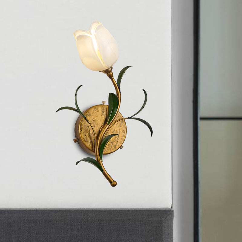 TulipGlow Wandlamp - Natuurlijke Sfeer voor Jouw Interieur