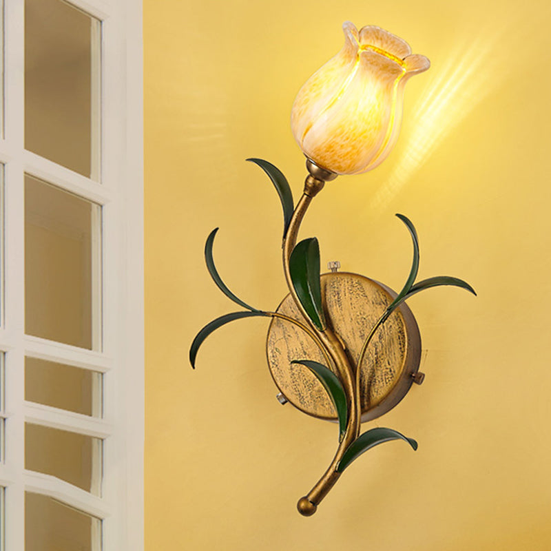 TulipGlow Wandlamp - Natuurlijke Sfeer voor Jouw Interieur