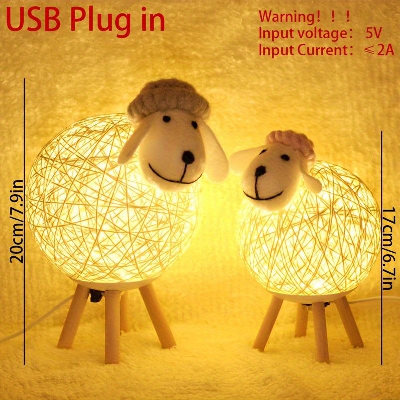 SheepGlow Lamp - Dimbare USB Nachtlamp in Schapenvorm