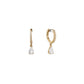 Elegant handgemaakte 14K vergulde oorbellen met sprankelende zirkonia - Valerie Collection