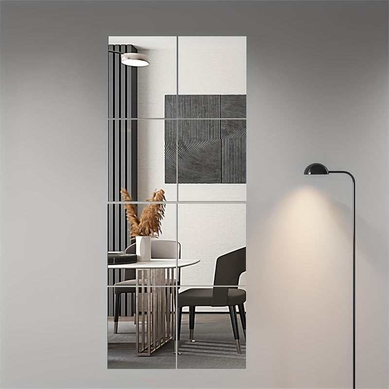 EleganceMirror – Luxe 3D Acryl Spiegeltegels Set