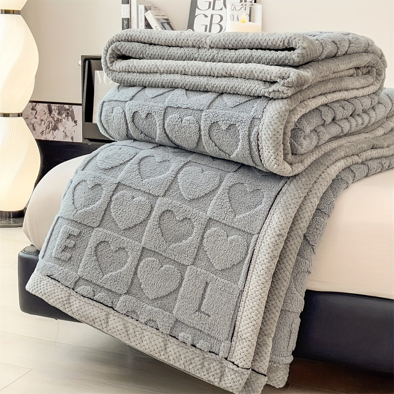 Stijlvolle Coral Fleece Deken voor Ultiem Comfort