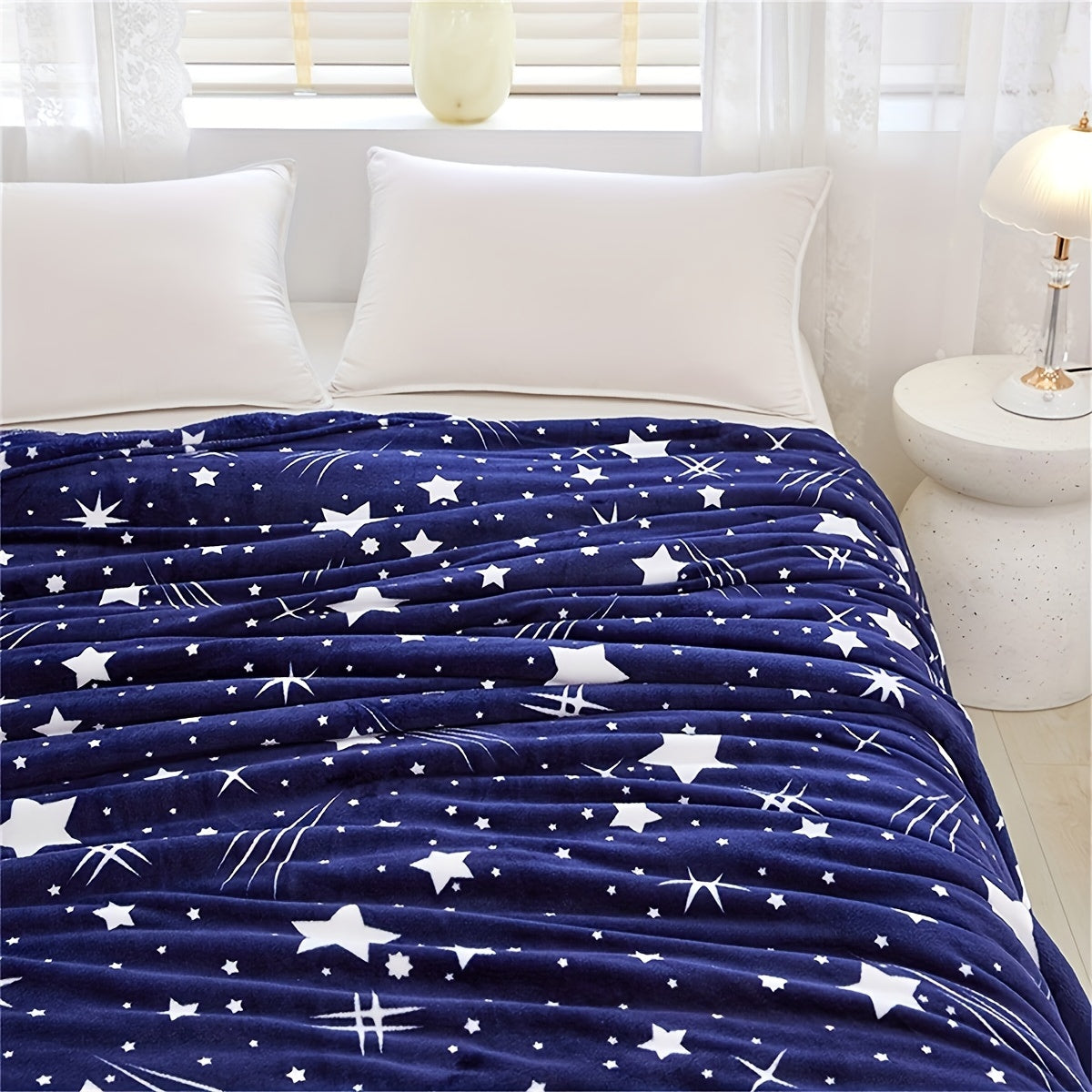MeteorFleece – Zachte Fleece Deken met Meteor Patroon