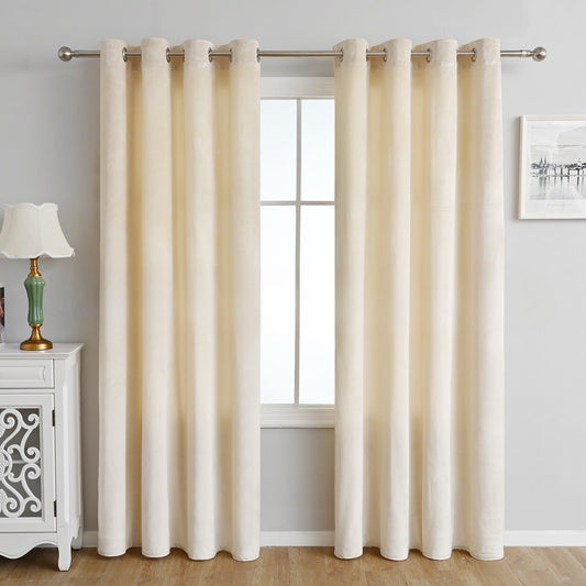 VelvetEase Curtains - Luxe Thermische Velours voor Optimaal Comfort