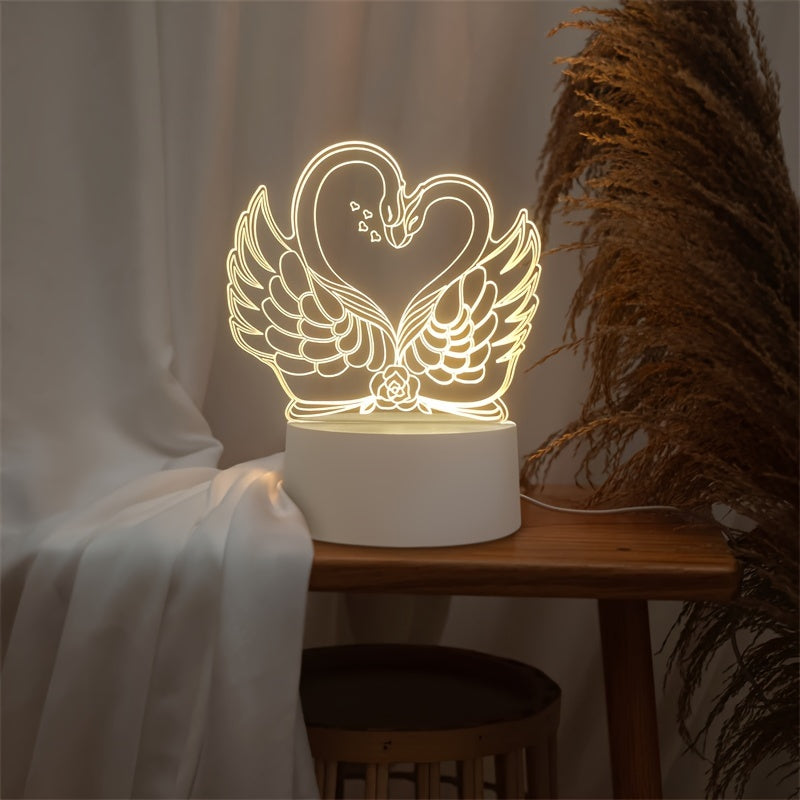 SwaneLume – USB 3D LED Tafelverlichting