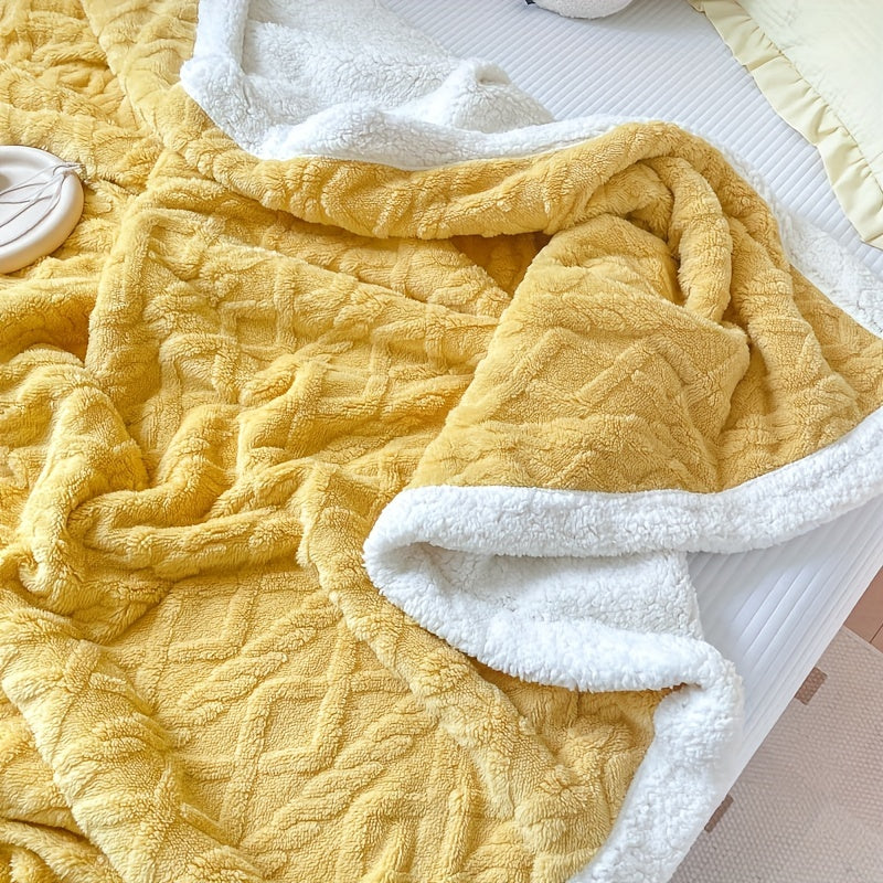 Stijlvolle Omkeerbare Fleece Deken voor Ultiem Comfort en Warmte