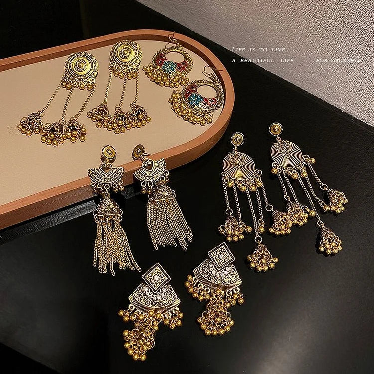 Noura Boho Ethnic Earrings - Embrace Your Unique Style!