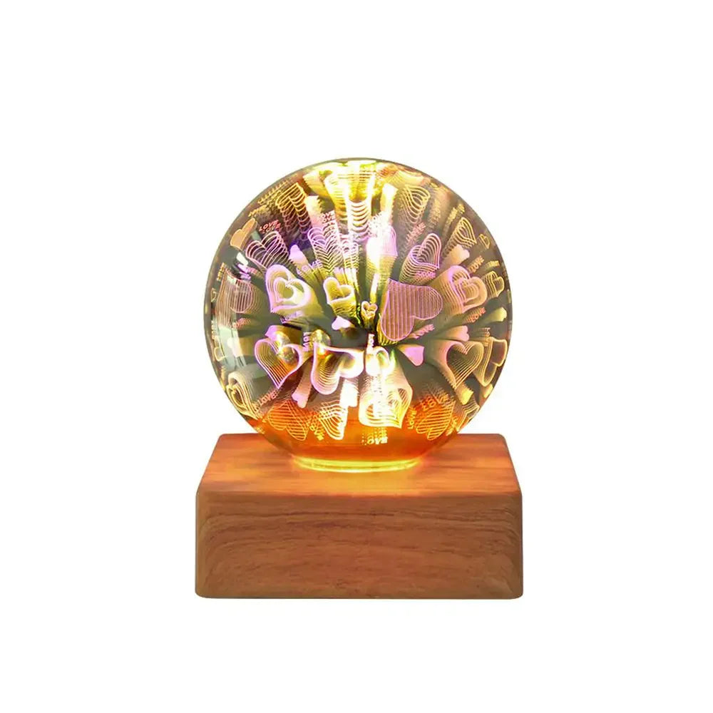 StarburstGlow - Elegante Kristallen Bollamp met 3D Effect