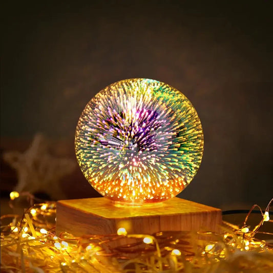 StarburstGlow - Elegante Kristallen Bollamp met 3D Effect