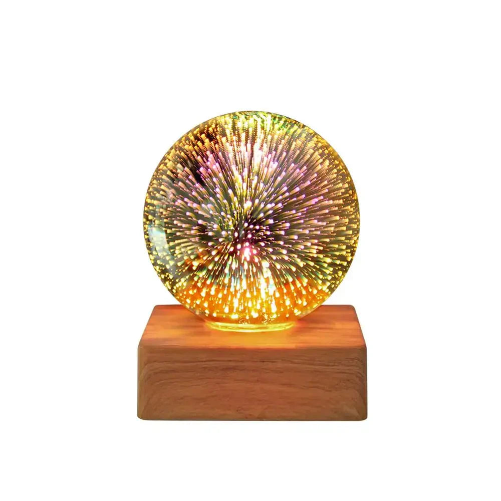 StarburstGlow - Elegante Kristallen Bollamp met 3D Effect