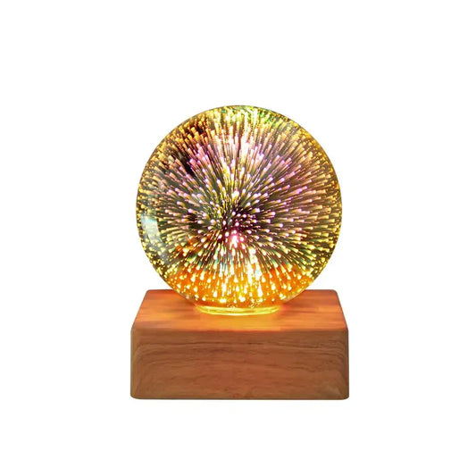 StarburstGlow - Elegante Kristallen Bollamp met 3D Effect