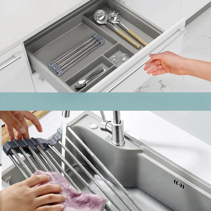 SmartDry Droogrek – Compact Opvouwbaar Droogrek voor in de Keuken
